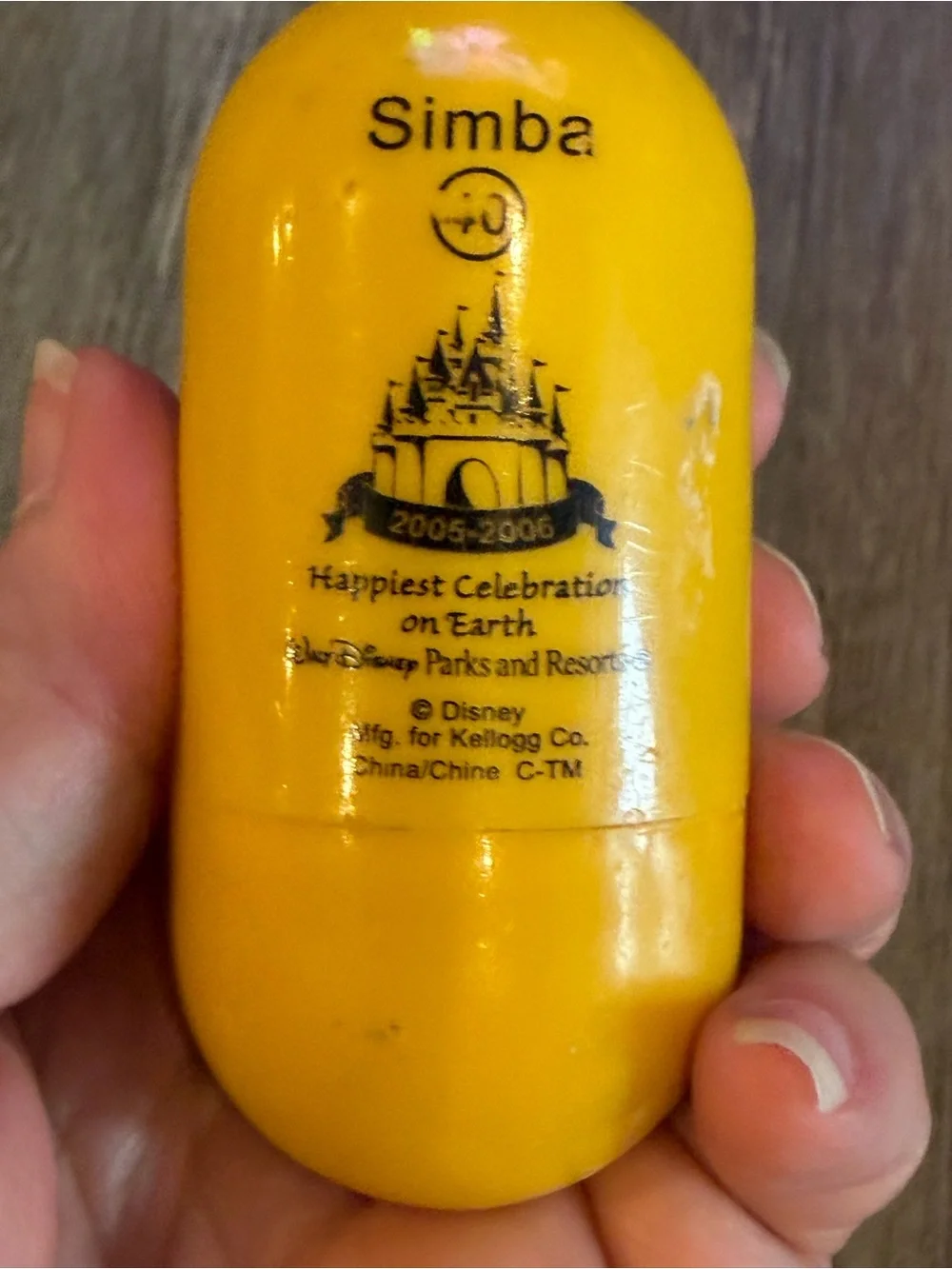 Disney Yellow Lion Tumbler Toy - Simba Face Design